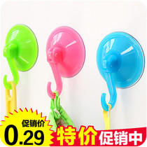 Strong viscose adhesive hook kitchen hook no trace door rear suction cup bathroom creative wall hanging adhesive hook nail free hook