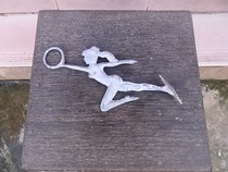 The old pendant one of the Cultural Revolution athletes pendants