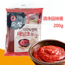 Korea imported Qingjingyuan Chunchang hot sauce Stone pot bibimbap sauce Army hot pot sauce 200g Korean bibimbap hot sauce