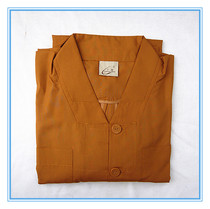 Dust brand monk clothing Buddhist supplies short coats summer spring and autumn mens and womens monk clothing small gown and monk clothing yellow gray