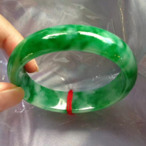 Jade bracelet floating green floating sun green bracelet female jade bracelet water jade quality delicate special promotion KA040