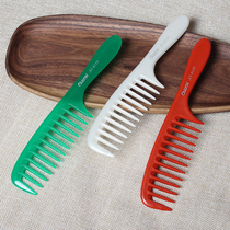 Plastic hair large wide tooth comb Large size curly hair special comb Heat-resistant anti-static pear flower head large tooth comb