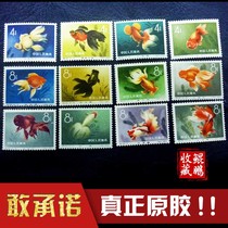 Special 38 S38 stamp full set goldfish new ticket original glue full fidelity