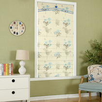 South Spring Roman curtain roller curtain curtain blackout living room bedroom study lifting partition doors and windows zilanduo