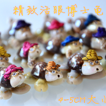 Factory direct sales natural conch shell straw hat small Dr Turtle Hot stall supply handicraft ornaments direct sales