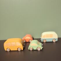 Out of Denmark Old Masters bus Beetle wood Reforce car Nordic childrens house Toys INS PHOTO PROPS