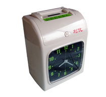 Punch card machine attendance punch clocks two-color printing optional power punch limited number