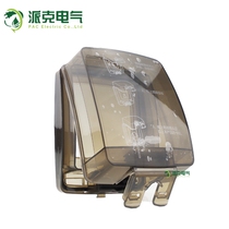Bathroom waterproof case switch socket waterproof case 86 type transparent waterproof socket case splash-proof box waterproof cover