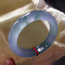 Myanmar Manyang Green old pit A goods round jade bracelet ice seed violet jade bracelet small Guifei jade bracelet