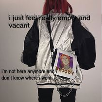 Krisztus-Krisna Penn Blade Gothic Totem Detachable shoulder bag