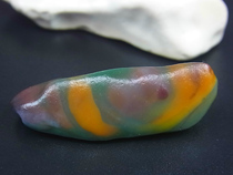 Fine Jasper Alashan jade Alashan Agate rough color Jasper fine natural pendant beauty E