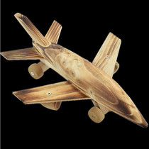 Creative handmade wooden airplane model wooden simulation airplane wooden airplane model childrens educational toy