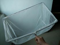 Square 60 cm * 35 cm Handmade Fish Nets Squared Fish Bailing Stainless Steel Hand Scribe Nets