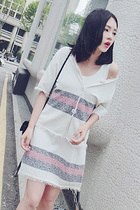 (LAMOBO exclusive @ special) imported silk linen yarn special grain sensary hair side 2 sides wearing knitted cardigan