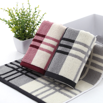 Pure cotton large towel thickened cotton face towel couple adult household face towel soft water absorption does not lose hair