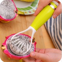 Multifunctional fruit divider slicer pulp scoop scoop melon fruit Planer Peel meat separation deseeding device dig ball spoon