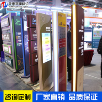 Large-scale real estate sales department spirit fortress outdoor guide parking lot sign Guide Board floor standing plate