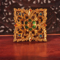 Thai specialty crafts wall decoration gold foil mural Southeast Asia characteristic decorative pendant wall hanging wall wall hanging