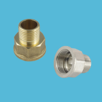 Thickened all-copper flexible four-point outer wire six-point inner wire 4 outer 6 inner DN15 transfer 20 large and small head silver bright color