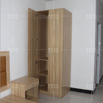 Love Travel can be customized express hotel wardrobe hotel apartment hotel room simple modern furniture double door clothing cabinet
