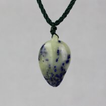 Golden Branch Jade Leaf Green Field Blue Star Frozen Stone Engraving Pendant Pendant Essence Natural Chic Beauty and Neck Accessories Gift