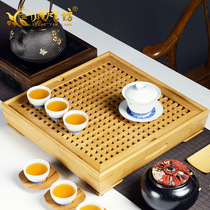 Shangyanfang small tea sea kung fu tea set tea tray solid wood simple tea tray water storage bamboo tea tray