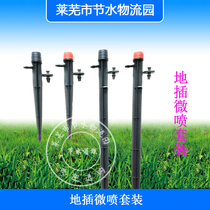 Ground plug-in micro-nozzle can be sprayed and can be adjusted in greenhouses automatic watering and scattering 8 eight-hole plug-in nozzle