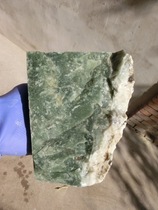 1510141 Jade raw material Bare stone natural rough Qinghai Kunlun jade mountain material Qingyu 3 3 kg