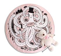 ins new floor mat blanket octopus cuttlefish childrens play blanket cotton mat childrens room decoration