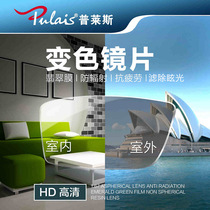 Price 1 61 color changing Lens 1 56 lens myopia light and thin resin myopia lens anti-radiation lens