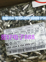 Ceramic fuse tube UDA T3 15A250V slow fuse 5 * 20mm Taiwan
