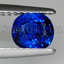 (Special price) 5X5 5mm carat 2900 yuan Royal Blue sapphire bare stone customization) Has been out