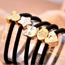 Korean version of the headband hair accessories 8 pieces of rubber band hair rope hair ring five-star rubber band headdress trinkets