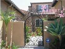 yx304 European courtyard door single door open outdoor door wall iron door villa door security door custom-made