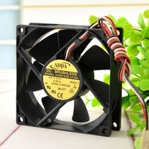 Original ADDA AD0812XB-A73GL 12V 0 55A 8025 8CM 3-wire chassis cooling fan