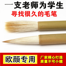 Ou Kai Yan body special brush practice calligraphy beginners Zhongkai brush beginner special price and brush brush