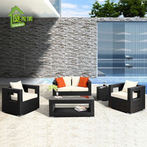 Simple and modern small apartment rattan rattan rattan sofa rattan sofa imitation rattan sofa living room combination L-shaped corner
