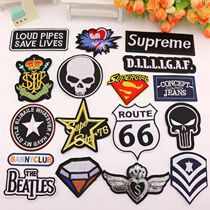 217 black patch appliquer with clothing accessories embroidered with tinder denim jeans with flortide people badges