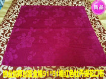 Weft Industry Hotel Full Cotton Thickened Encryption Plum Red Jacquard Lip Cloth Pure Cotton Big Red No Flower Napkins Can Fold Flowers