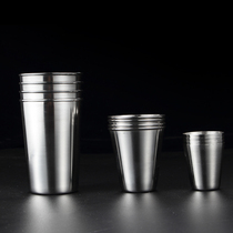 Stainless Steel Wine Glasses four sets Travel water glasses Outdoor Bar Catering wine glasses Wine Delivery Leather set of four clothes