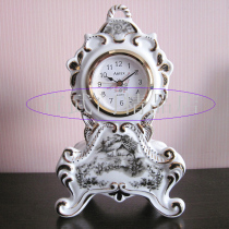 Yada clock ARTEX European living room study bedside KG-03B ceramic hand-painted table clock European classical style