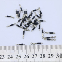 Bulk Fast Sub-Wire Clamp Pin Connector 8 Eight Words Ring Table Fishing Line Group Gadget Fishing Supplies Fishing Gear