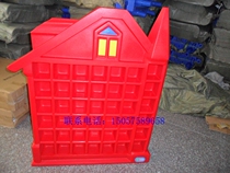 Kindergarten plastic teapot cup holder Rotomolding cup holder Plastic cartoon cup holder Water cup holder house