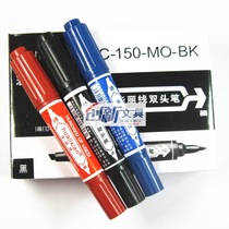 Hua Li Line Big Head Pen 150 Oil Box Head Pen Strange Pen Blue Red Black Big Double Head Marker Pen Wholesale