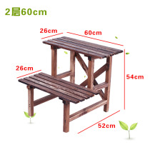 Indoor flower American retro small flower stand Removable flower a few stepped multi-layer living room decoration shelf