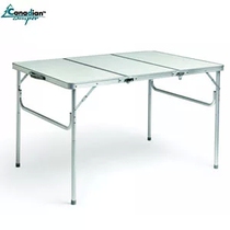 Russian Canadian Aluminum Alloy Folding Table Outdoor Portable Table Advertising Business Widening Three Fold Table