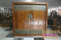 YL009 solid wood gate villa gate log entry door Chinese antique gate retro courtyard double open door