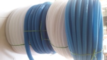 Soft plastic corrugated tube washing machine air conditioning pipe drainage pipe 16 20 25 32MM white blue
