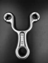 Titanium - yi outdoor titanium alloy TC21 CNC CNC Cylindrical eye patch with a new patch