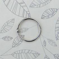 Opening ring foot chain buckle flat buckle parrot station rack foot chain living buckle opening buckle Love Birds workshop